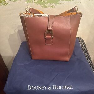 Dooney & Bourke Tan Leather Shoulder Bag